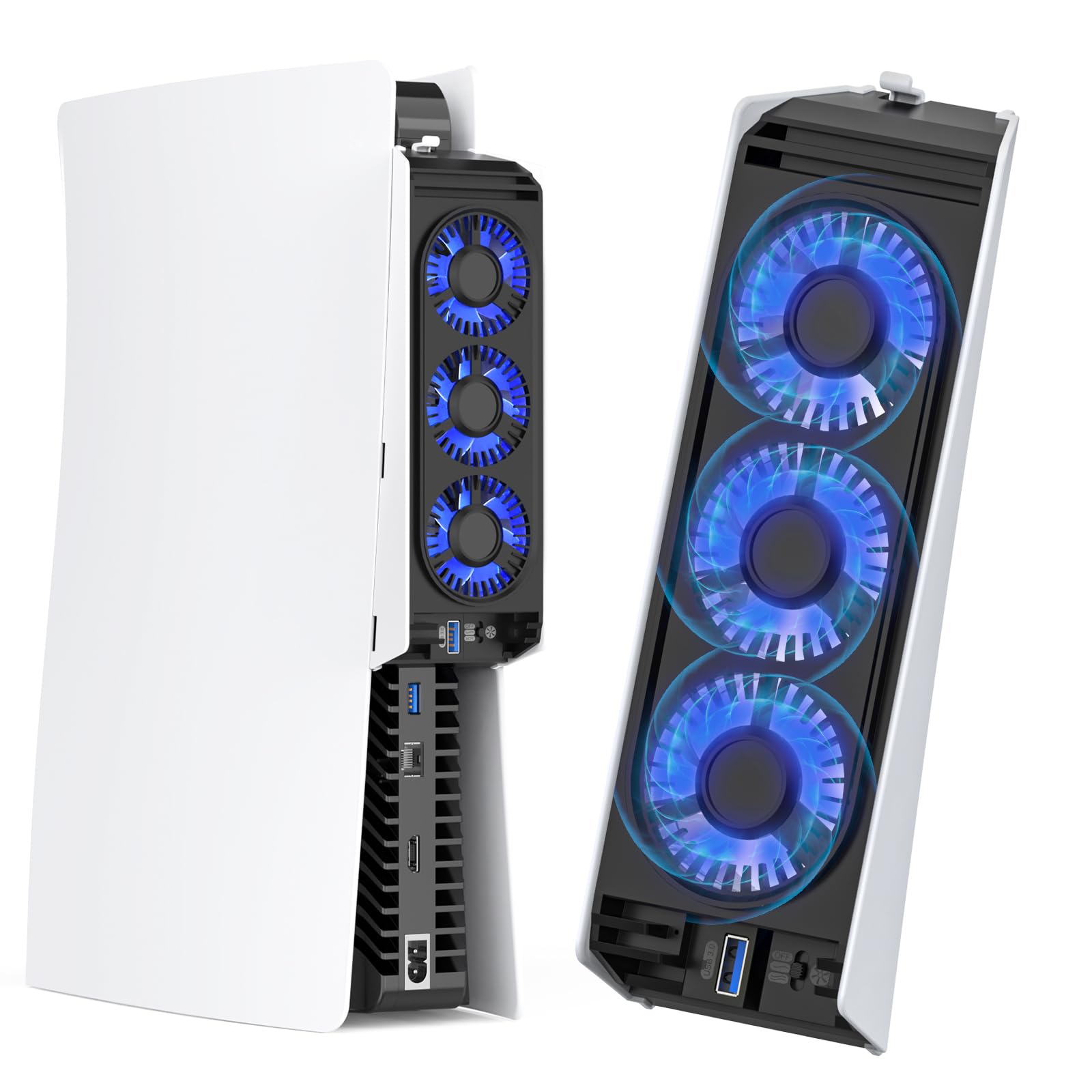 ZORBES® for PS5 Cooling Fan with Led Light,Quiet for PS5 Fan Cooling ZORBES® for PS5 Cooling Fan with Led Light,Quiet for PS5 Fan Cooling